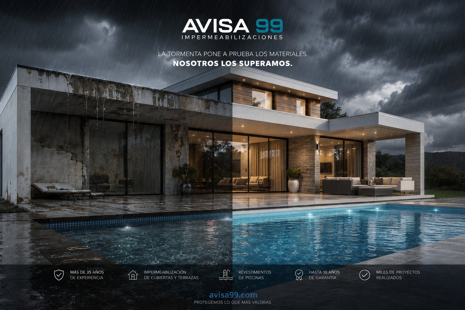 Avisa 99, empresa de impermeabilización y revestimiento de piscinas en Madrid