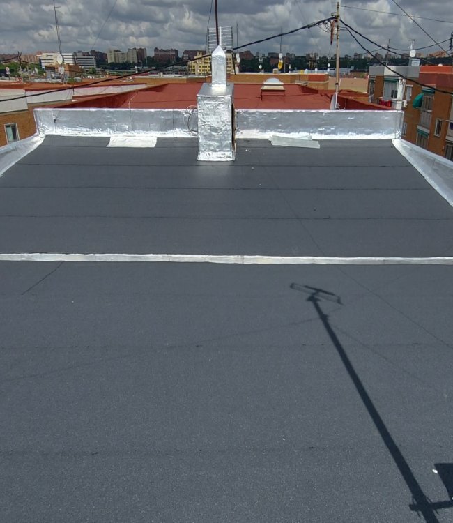 impermeabilizar tejado con tela asfáltica