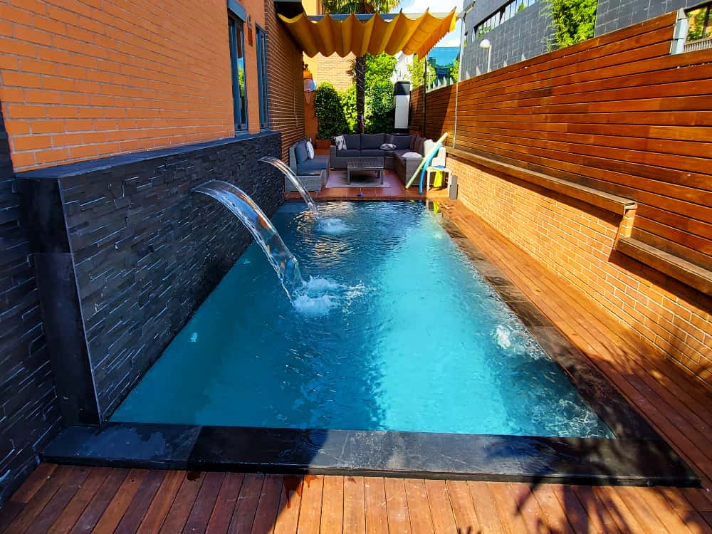 Revestimiento de piscinas de obra bonitas en madrid
